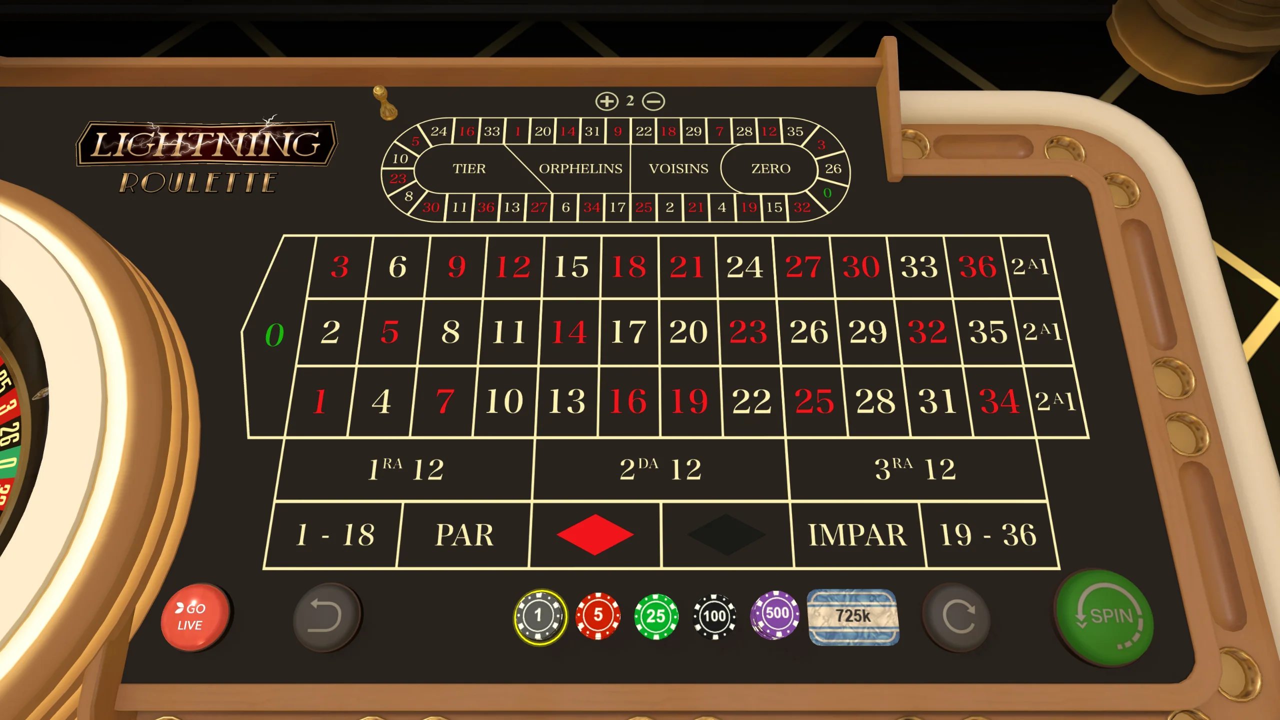 lightning roulette winning numbers